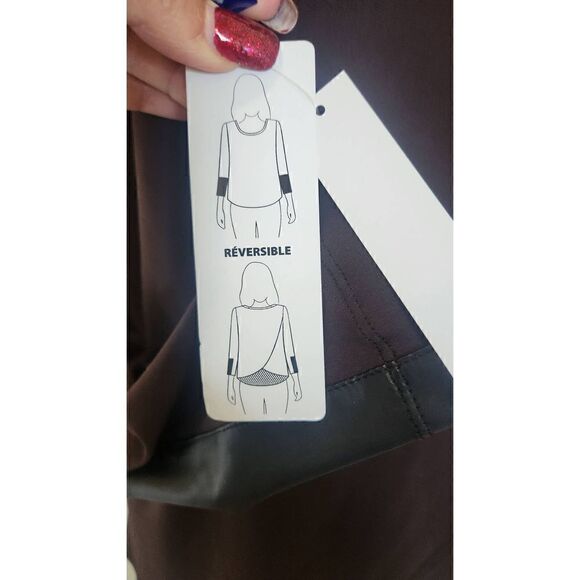 Peter Nygard Knit Brown/Black Tunic Length Long Sleeve Pullover, NWT, M - Picture 7 of 10